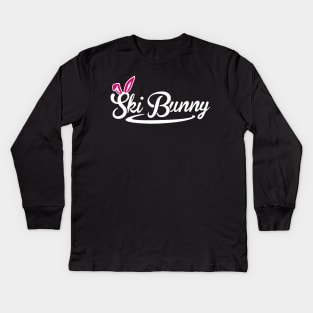 Ski Bunny Kids Long Sleeve T-Shirt